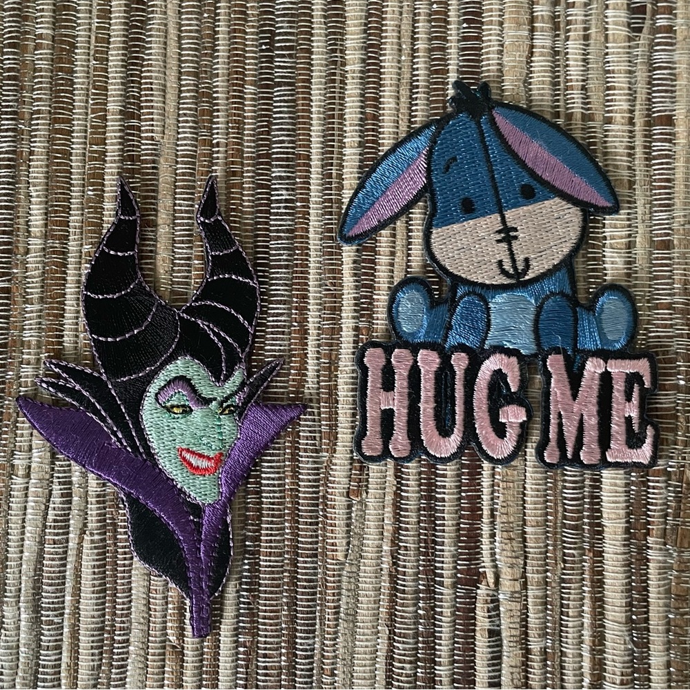 Disney 2 patches Maleficent and Eeyore